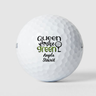 Niedliche Königin des Green Golf Zitats Golfball