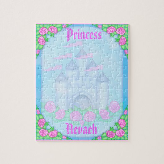 Niedliche königliche Prinzessin Castle Puzzle (Vertikal)