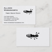 Niedliche Kontrolle Ant oder Termite Funny Pest Visitenkarte (Vorne/Hinten)
