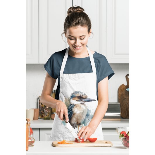 Niedliche Kookaburra auf einer Zweigstelle , Brauc Schürze