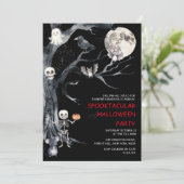 Niedliche Kostümeinladung Einladung (Stehend Vorderseite)