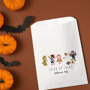 Niedliche Kostümtrick oder Treat Halloween Gefälli Geschenktütchen