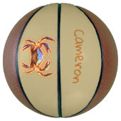 Niedliche Krabbe Basketball (Vertikal)
