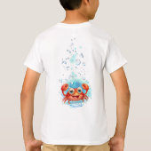 Niedliche Krabbe Sommerferien Crabbing Meeresfrüch T-Shirt (Rückseite)