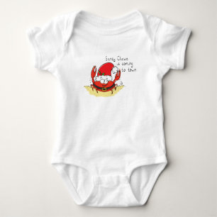 Niedliche Krabbe Weihnachten Weihnachtsfeiertag We Baby Strampler