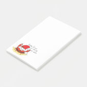 Niedliche Krabbe Weihnachten Weihnachtsfeiertag We Post-it Klebezettel (angewinkelt)