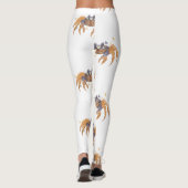 Niedliche Krabbe zeichnend Leggings (Rückseite)