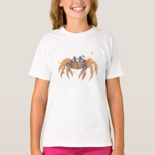 Niedliche Krabbe zeichnend T-Shirt