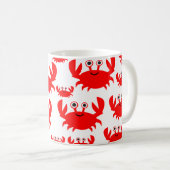 Niedliche Krabben Kaffeetasse (VorderseiteRechts)