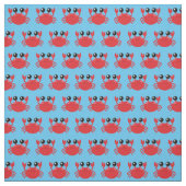 Niedliche Krabben Kids Beach Tiere Stoff (Muster)