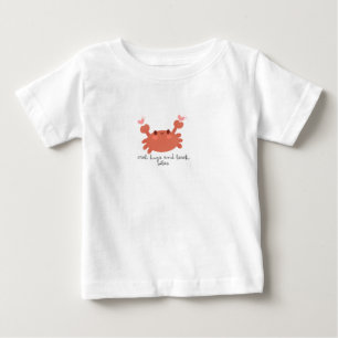 Niedliche Krabbenhemden Baby T-shirt