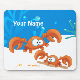 Niedliche Krabbenmousepad Mousepad