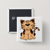 NIEDLICHE KRAFT- UND BROWN-KATZE BUTTON (Vorne & Hinten)
