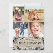 Niedliche Kraft Weihnachts-Fotokarten Feiertagskarte (Vorderseite)