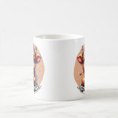 Niedliche Krähe Kaffeepause Kaffeetasse (Mittel)