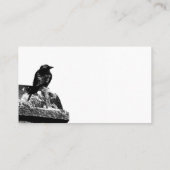 Niedliche Krähen-Geschäfts-Karte Visitenkarte (Rückseite)