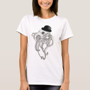 niedliche Krake in Melone steampunk T-Shirt
