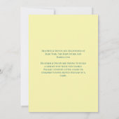 Niedliche Kraken Kinderdusche Kawaii Einladung (Rückseite)