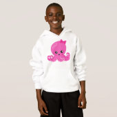Niedliche Kraken, kleiner Kraken, Kraken, Kinderkr Hoodie (Vorne ganz)