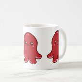 Niedliche Kraken-Wurst-Tasse Kaffeetasse (VorderseiteRechts)