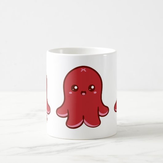Niedliche Kraken-Wurst-Tasse Kaffeetasse (Mittel)