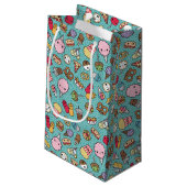 Niedliche Kram-Nahrungsmittelgeschenktasche Kleine Geschenktüte (Rückseite Schrägansicht)