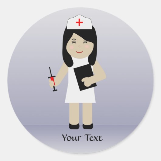 Niedliche Krankenpflege 2 - Aufkleber (Vorderseite)