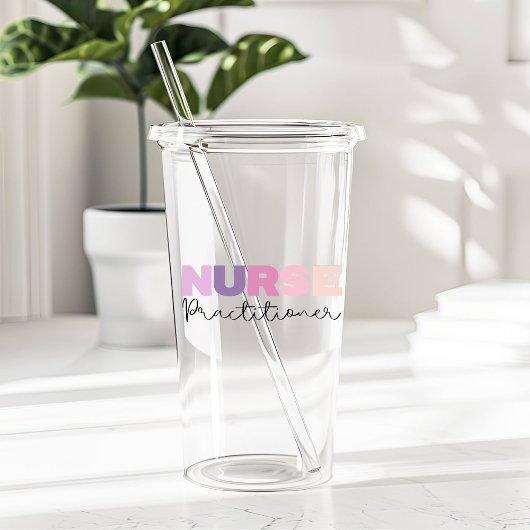 Niedliche Krankenpflege Geschenke Trendy Pflege Acryltrinkbecher