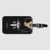 Niedliche Krankenpflege Top Personalisiert Gepäckanhänger (Vorderseite (Horizontal))