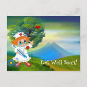 Niedliche Krankenpfleger - Kinder werden bald gut  Postkarte (Vorderseite)