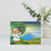 Niedliche Krankenpfleger - Kinder werden bald gut Postkarte (Stehend Vorderseite)