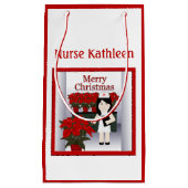 Niedliche Krankenschwester 3 Kleine Weihnachtsgesc Kleine Geschenktüte (Vorderseite)