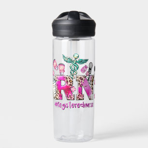 Niedliche Krankenschwester Leopard-Printwerbung Trinkflasche