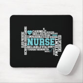 Niedliche Krankenschwester RN LVN Krankenpflege Sc Mousepad (Mit Mouse)