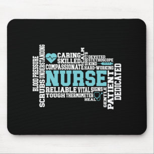 Niedliche Krankenschwester RN LVN Krankenpflege Sc Mousepad