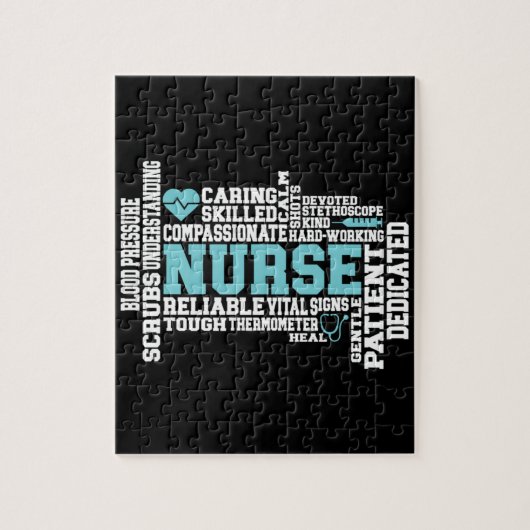 Niedliche Krankenschwester RN LVN Krankenpflege Sc Puzzle (Vertikal)