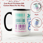 Niedliche Krankenschwester Weihnachtsgeschenk Indi Tasse