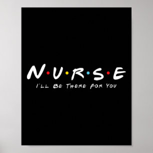 Niedliche Krankenschwester werde ich für Sie Gesch Poster