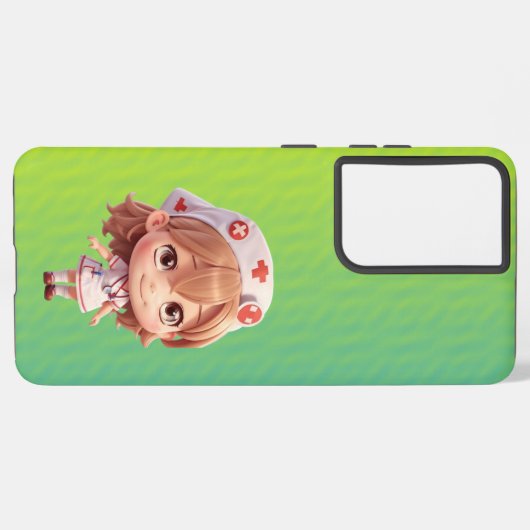 Niedliche Krankenversicherung 2 Samsung Galaxy Hülle (Linke Seite)