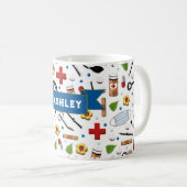 Niedliche Krankenversicherung Kaffeetasse (VorderseiteRechts)