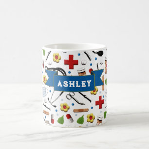 Niedliche Krankenversicherung Kaffeetasse