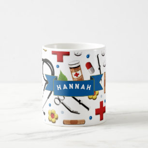 Niedliche Krankenversicherung Kaffeetasse