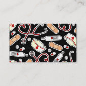 Niedliche Krankenversicherungskarte Visitenkarte (Rückseite)