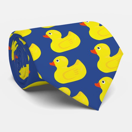 niedliche Krawatte aus gelbem Gummi (Gerollt)