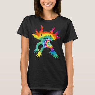 Niedliche Krawatte Dye Axolotl Shirt Kinder Junge