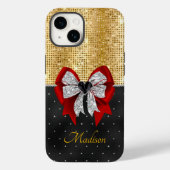 Niedliche Krawatte mit Großglatter Case-Mate iPhone Hülle (Rückseite)