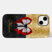 Niedliche Krawatte mit Großglatter Case-Mate iPhone Hülle (Rückseite (Horizontal))