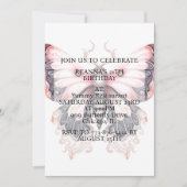 Niedliche Kreative Schmetterlingskunst Geburtstags Einladung (Vorderseite)