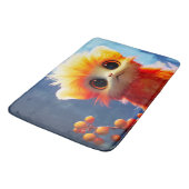 Niedliche Kreatur Badematte (Schrägansicht)