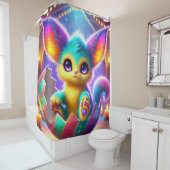 Niedliche Kreatur Duschvorhang (Beispiel)